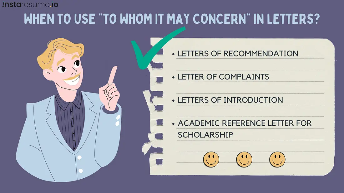Decoding "To whom it may concern blog" in letters