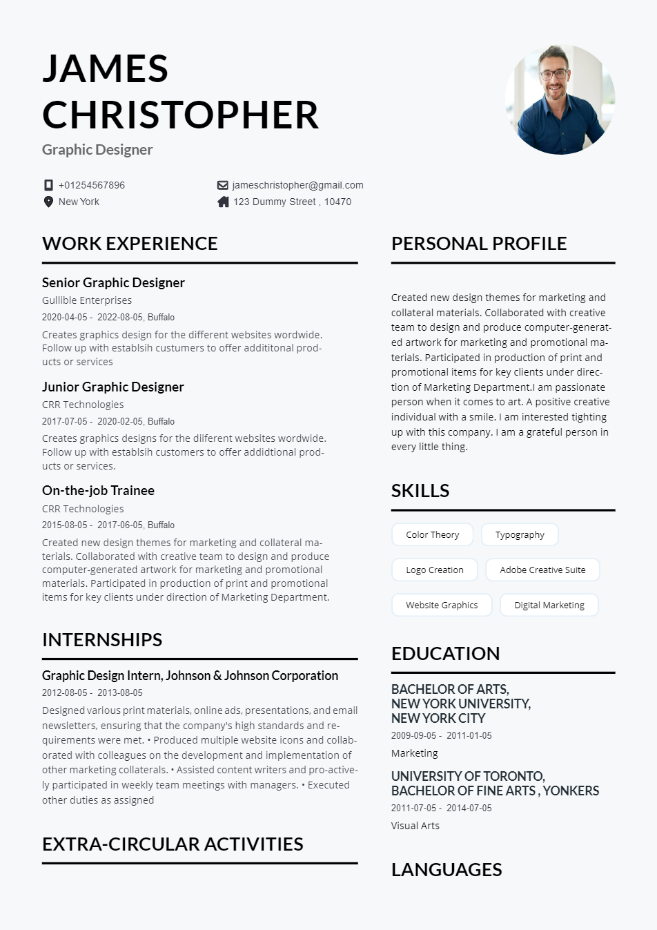 Job winning modern and best resume templates (Free) · InstaResume.io